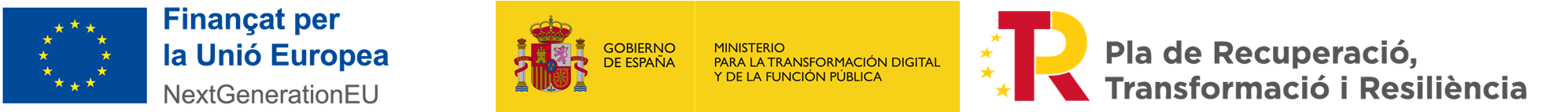 Finançat per la Unió Europea-Next Generation. Pla de Recuperació, Transformació i Resiliència